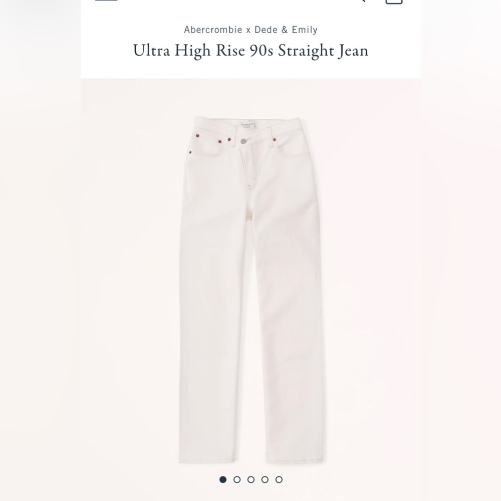 The 90’s straight ultra high rise jeans